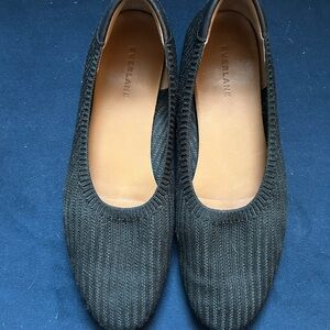 Everlane Women's Black Knit Flats
